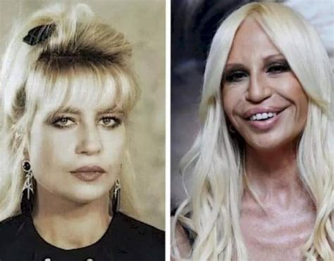 donatella versace trasformazione|where is donatella versace now.